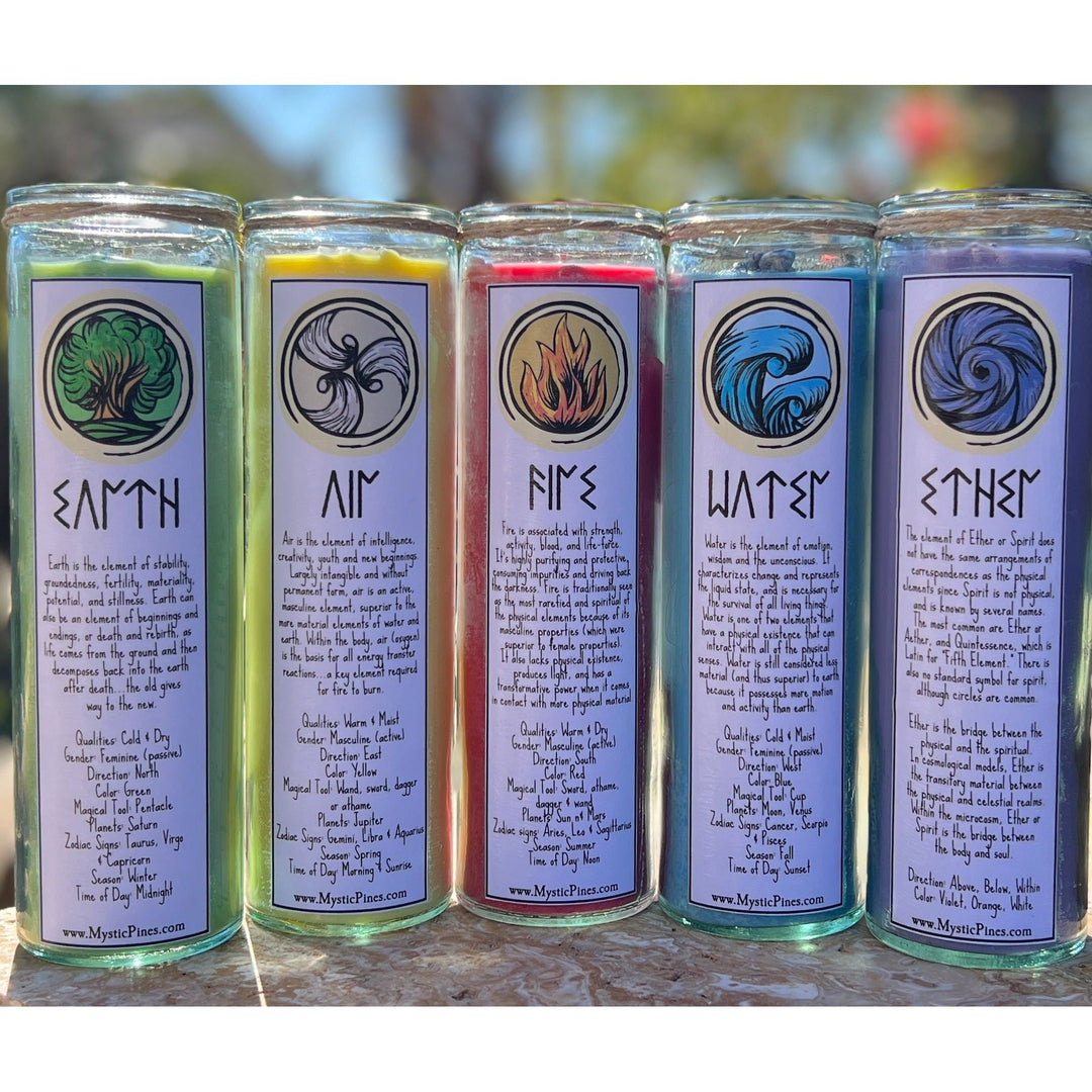 5 Elements Intention Candles
