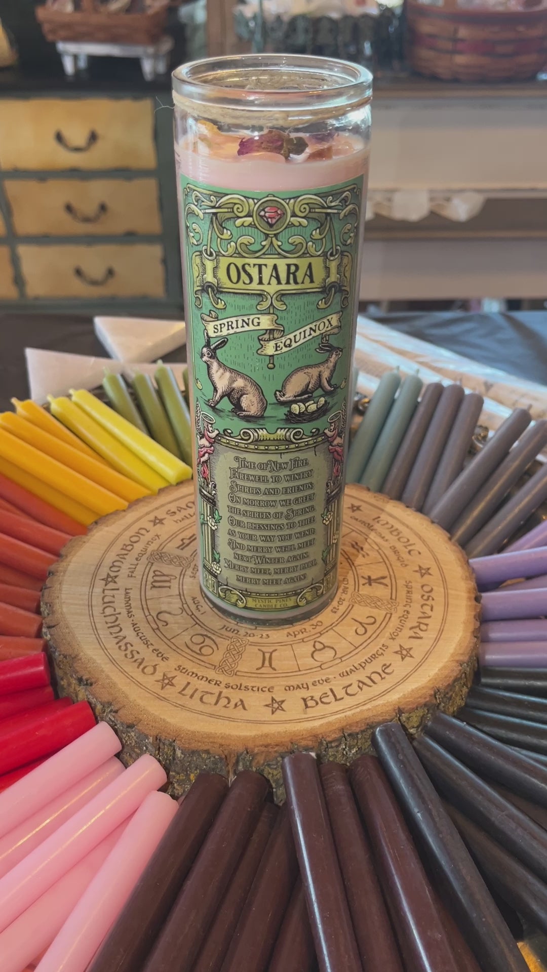Ostara Candle ~ Spring Equinox