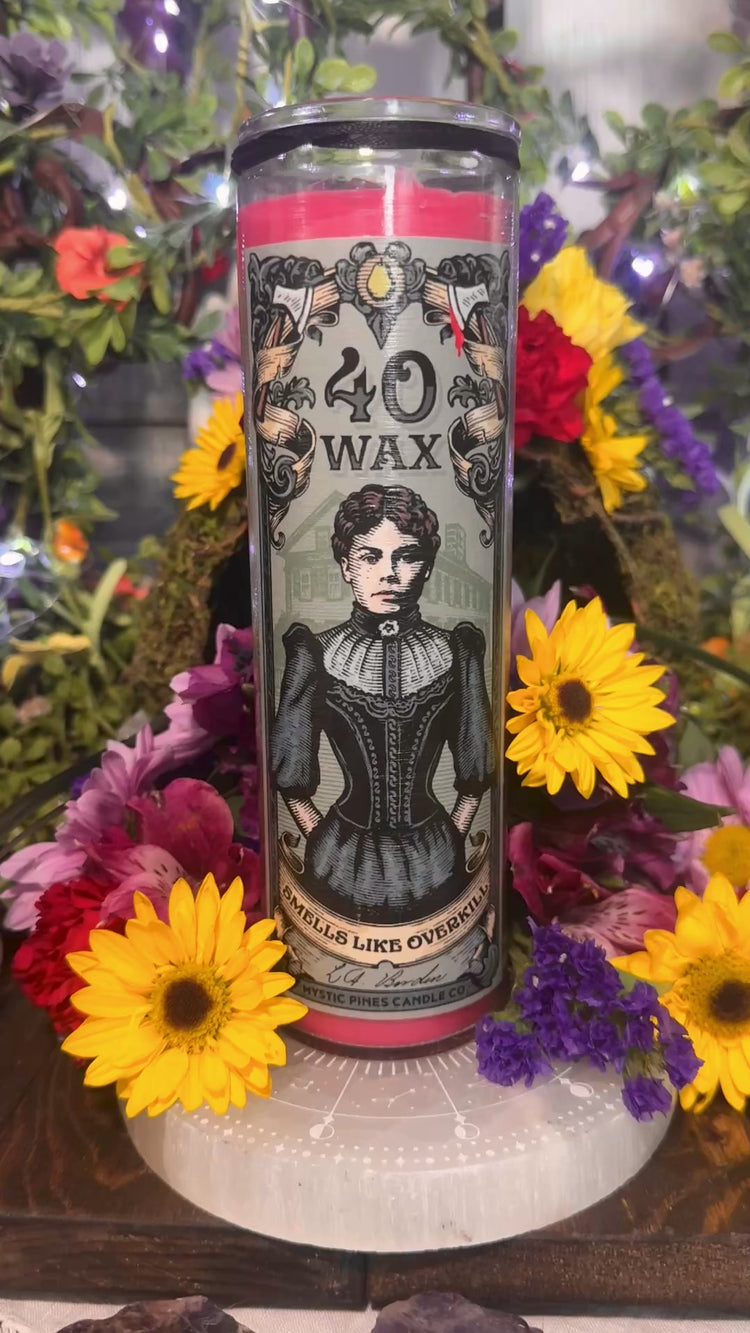 40 Wax Lizzie Borden Intention Candle