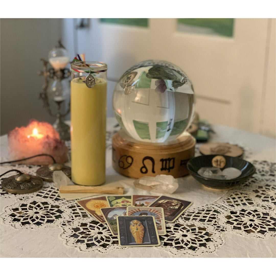 30 Minute Intuitive Blend Prayer Candle with a Reading - Mystic Pines Candle Co.