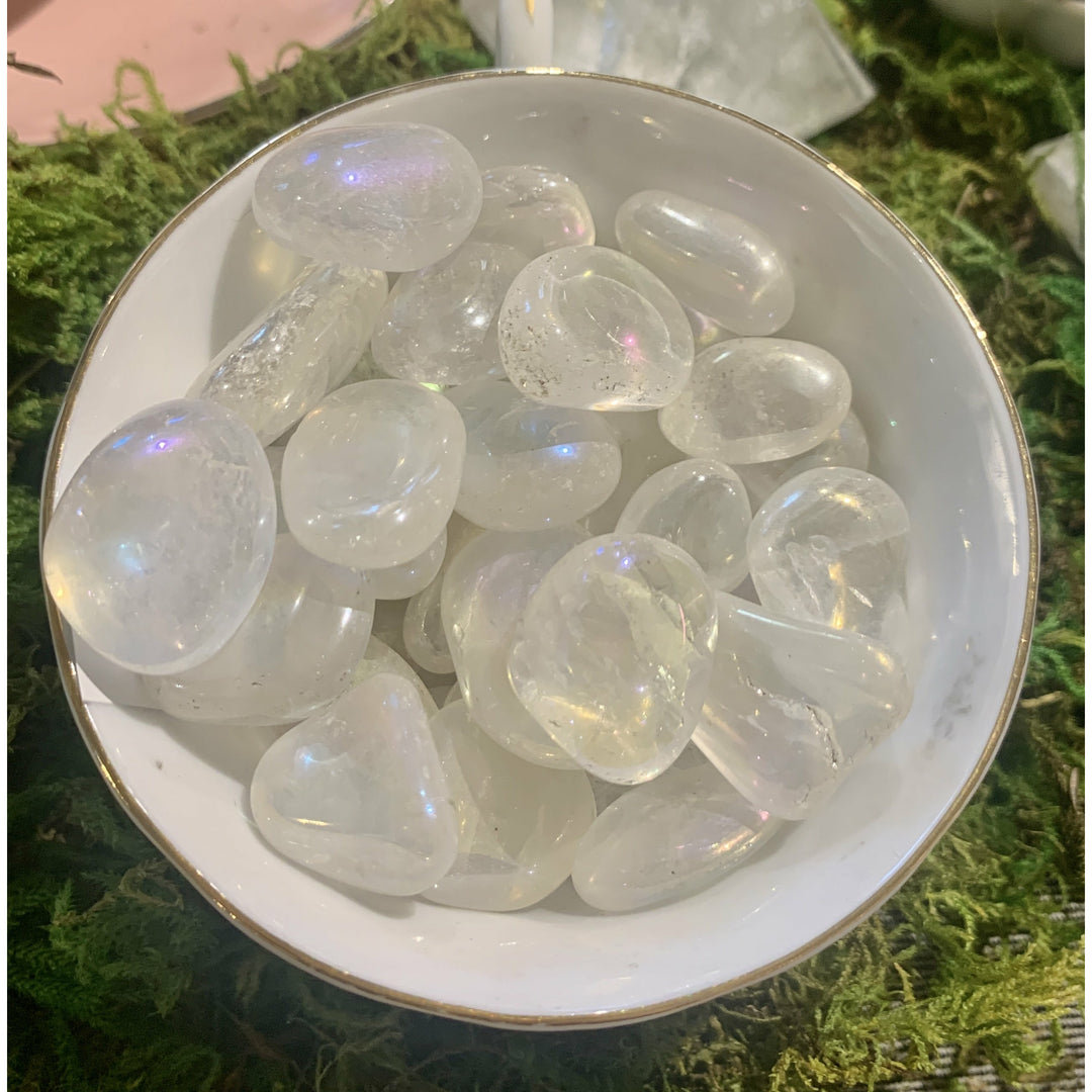 Tumbled Stone Angel Aura Quartz