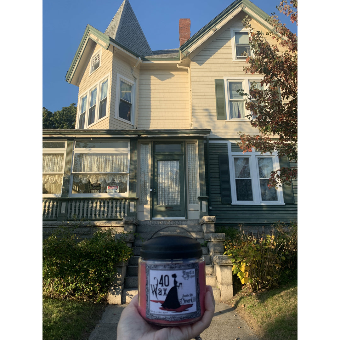 Maplecroft ~ Fall River, MA (Our 1st ‘40 Wax’ apothecary candle design ~ Retired).