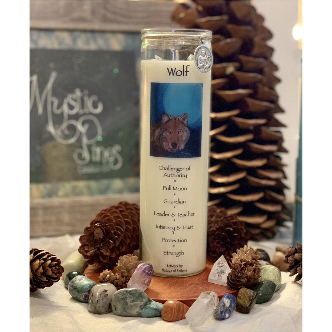 Wolf - Animal Totem - Mystic Pines Candle Co.
