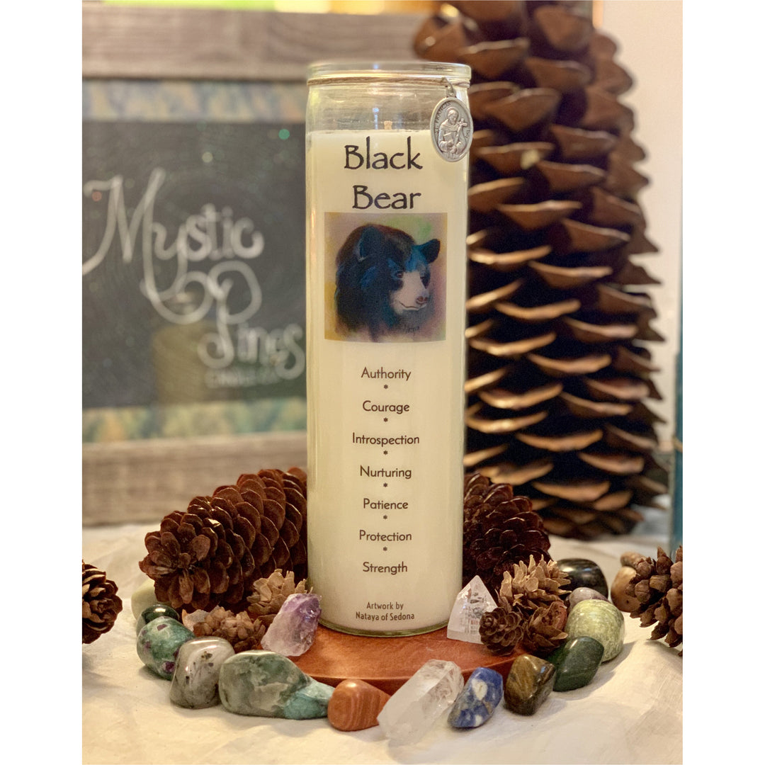 Black Bear ~ Animal Totem - Mystic Pines Candle Co.