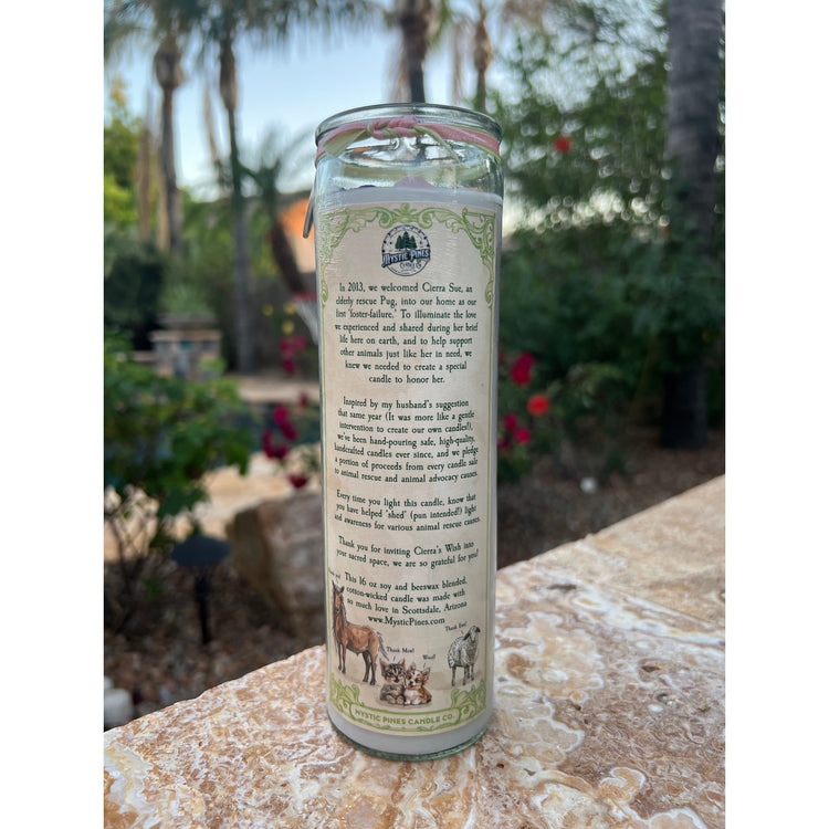 Cierra’s Wish Rescue Awareness Candle in Spring