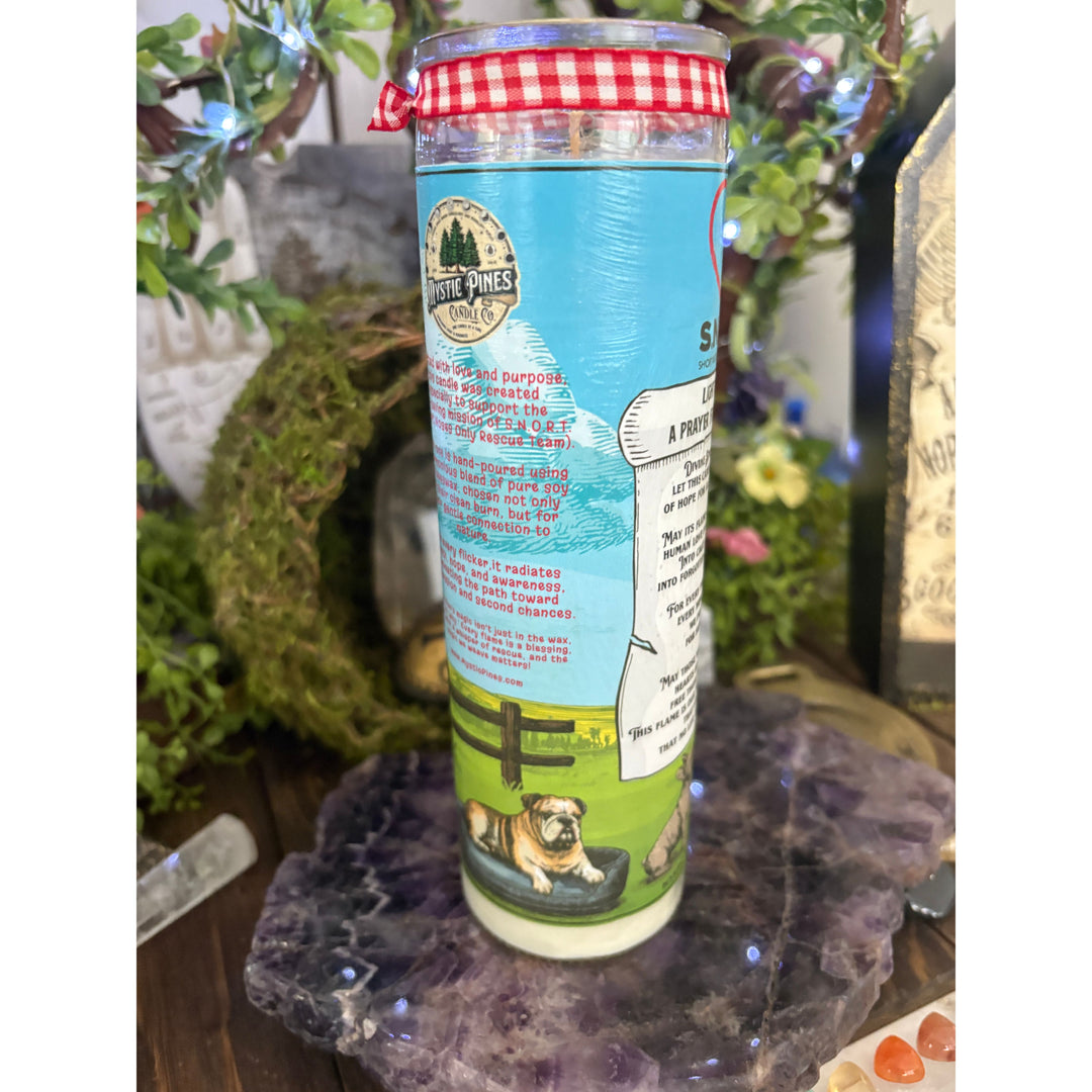 S.N.O.R.T. Light of Mercy Intention Candle