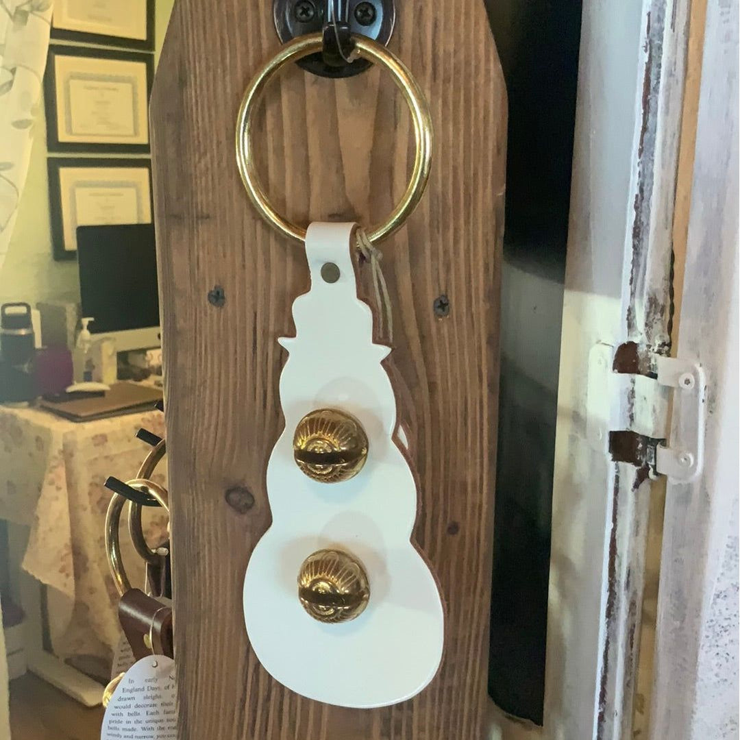 Snowman - New England Bells - Designer Door Hanger