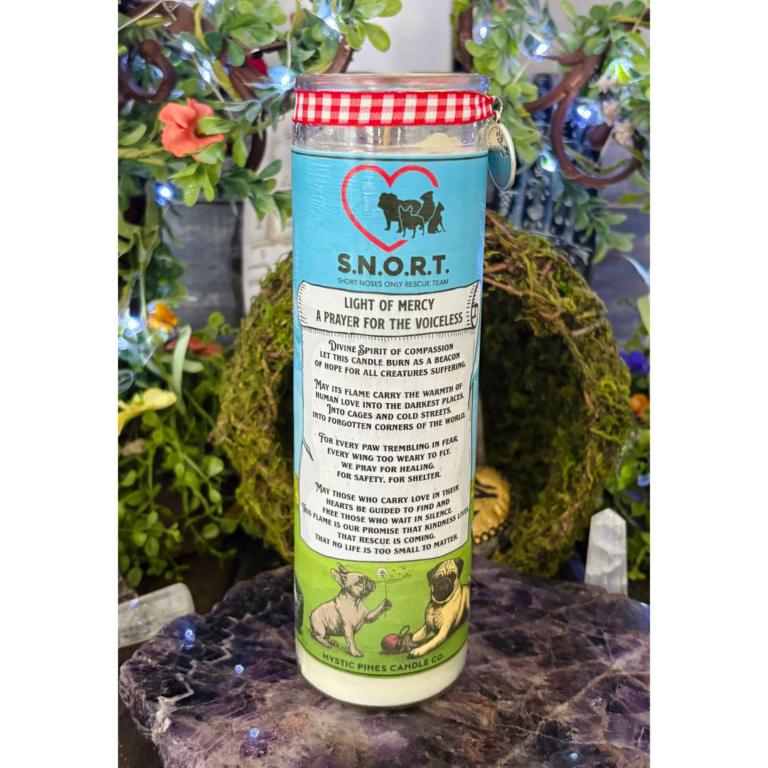 S.N.O.R.T. Light of Mercy Intention Candle