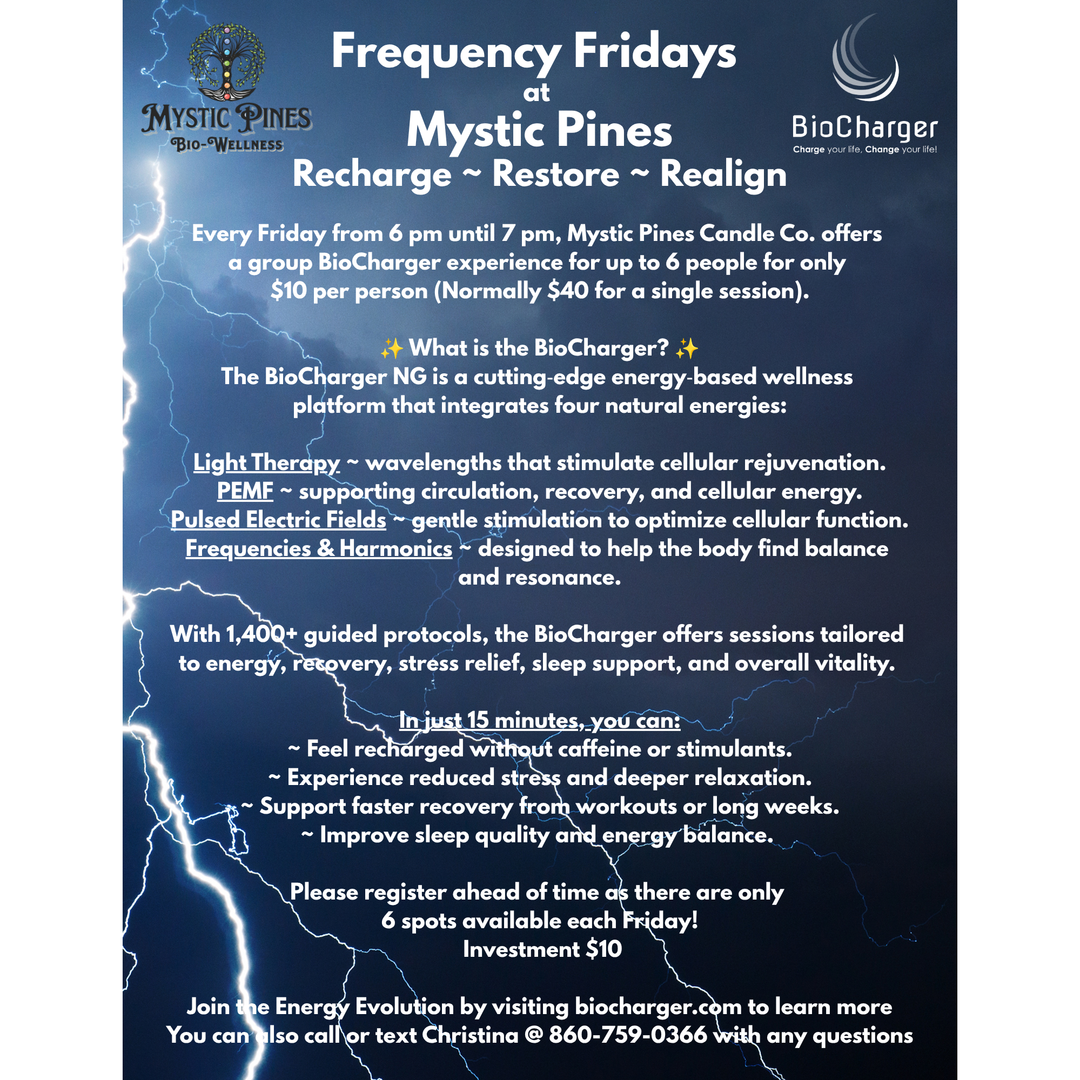 BioCharger Frequency Friday’s