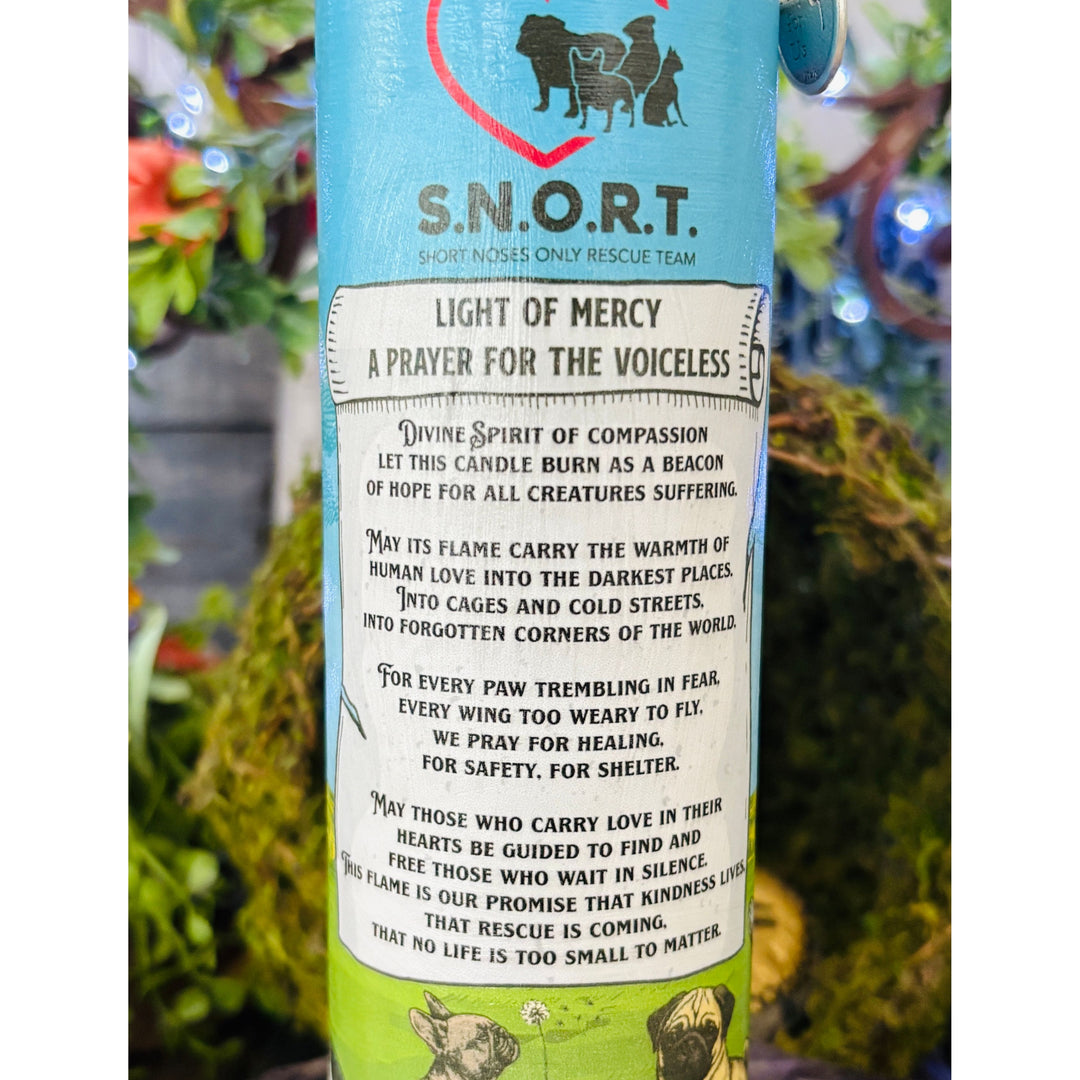 S.N.O.R.T. Light of Mercy Intention Candle