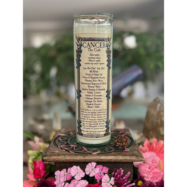 Cancer Zodiac Candle