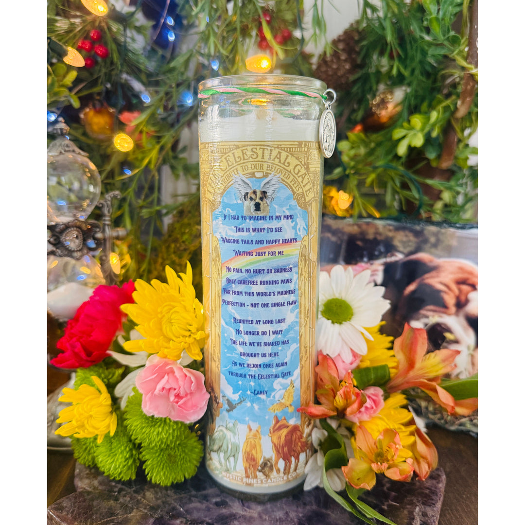 Celestial Gate ~ Pet Memorial Candle
