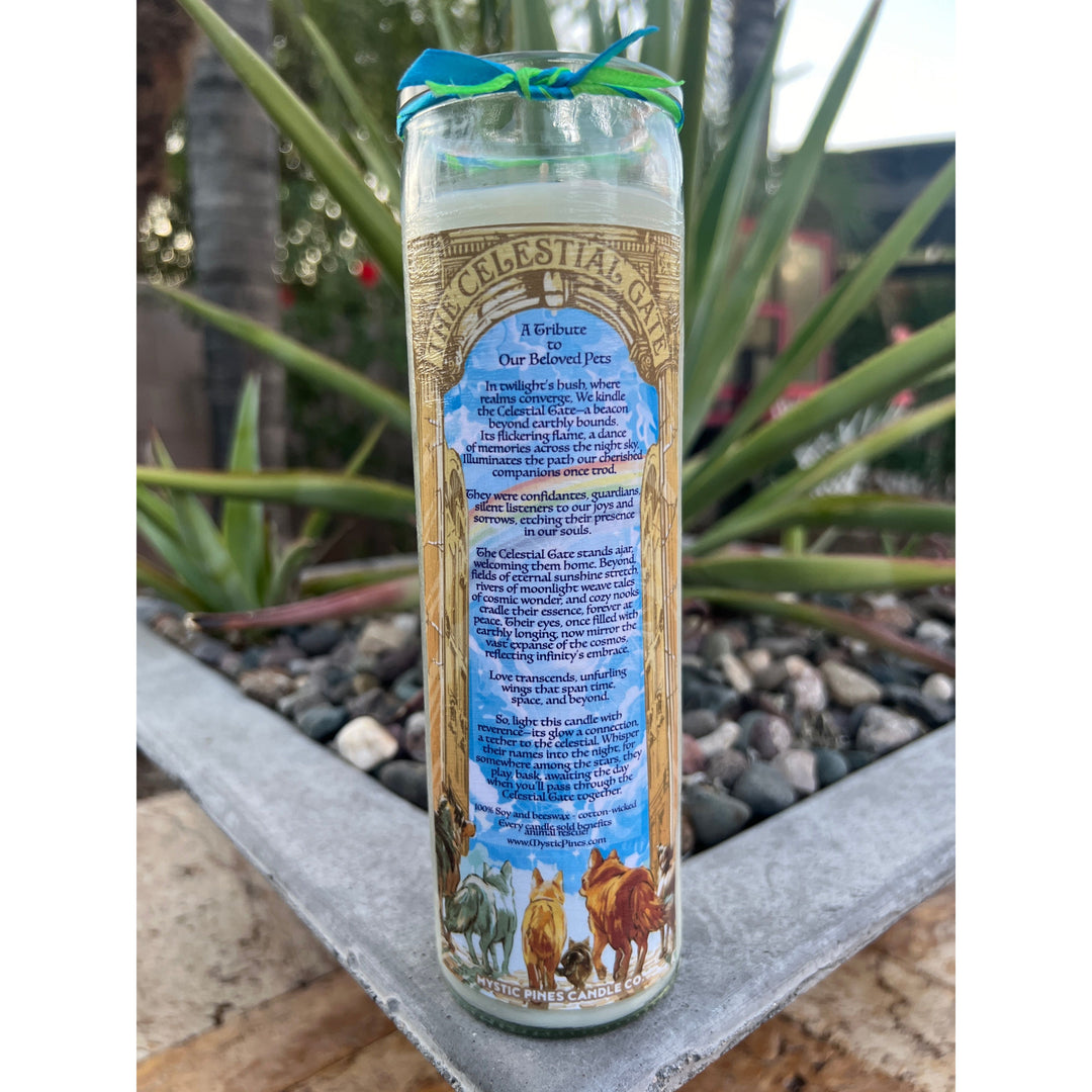 Animal Bereavement Candle ~ Celestial Gate