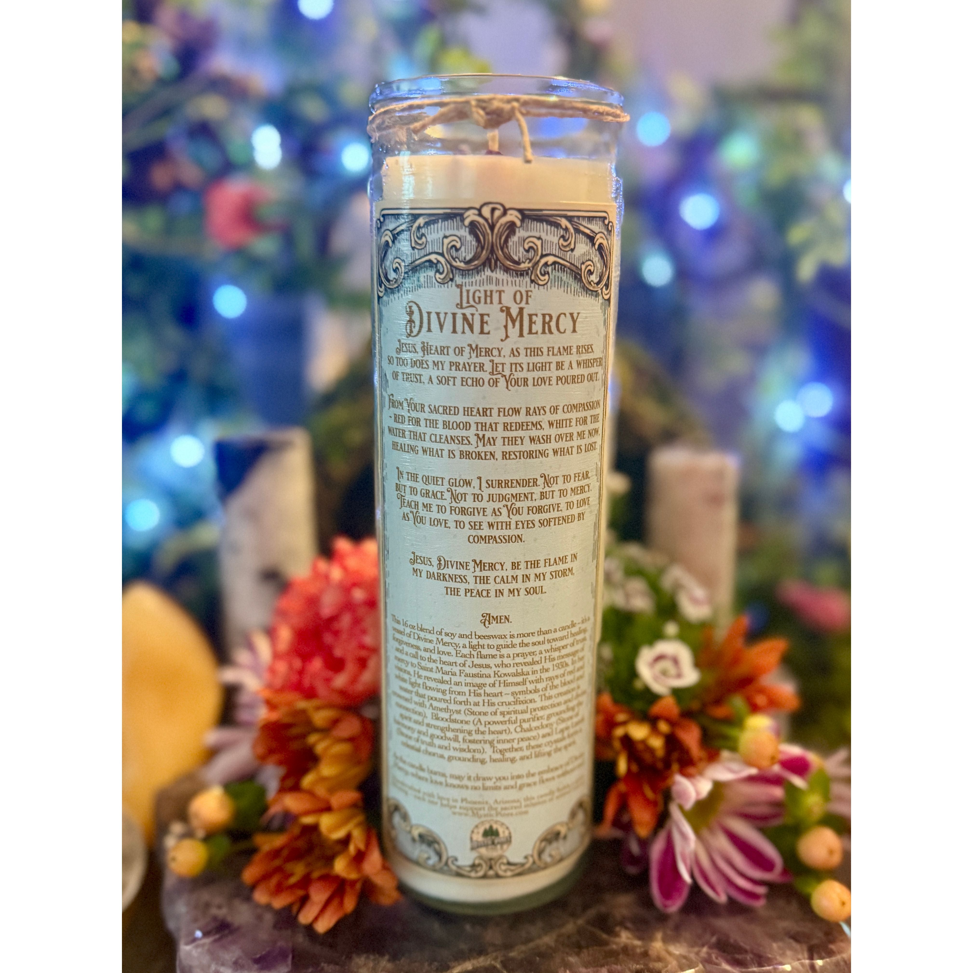 Divine Mercy Back Label