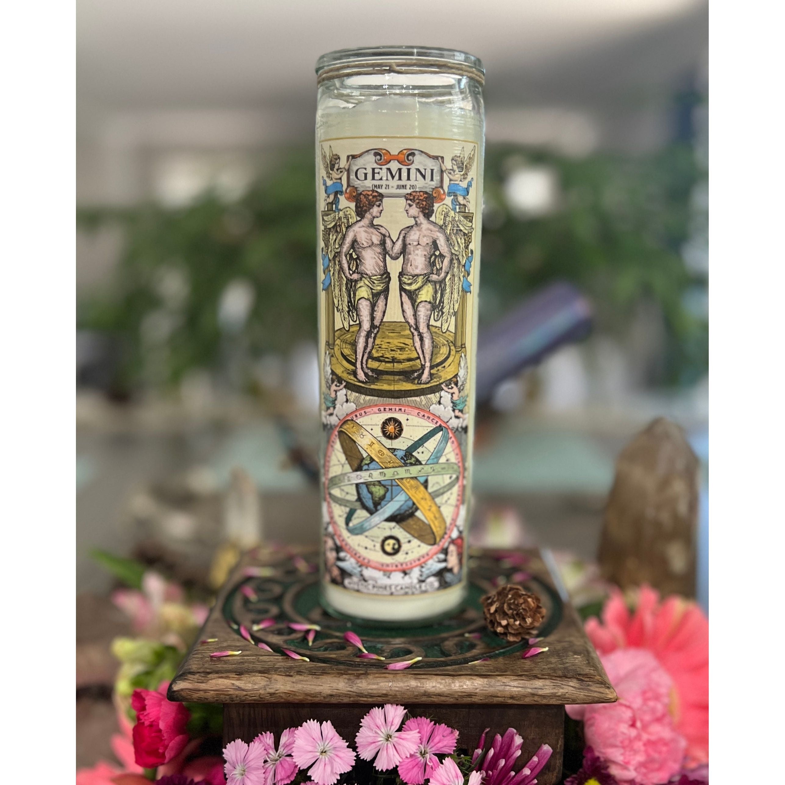 Gemini Zodiac Candle