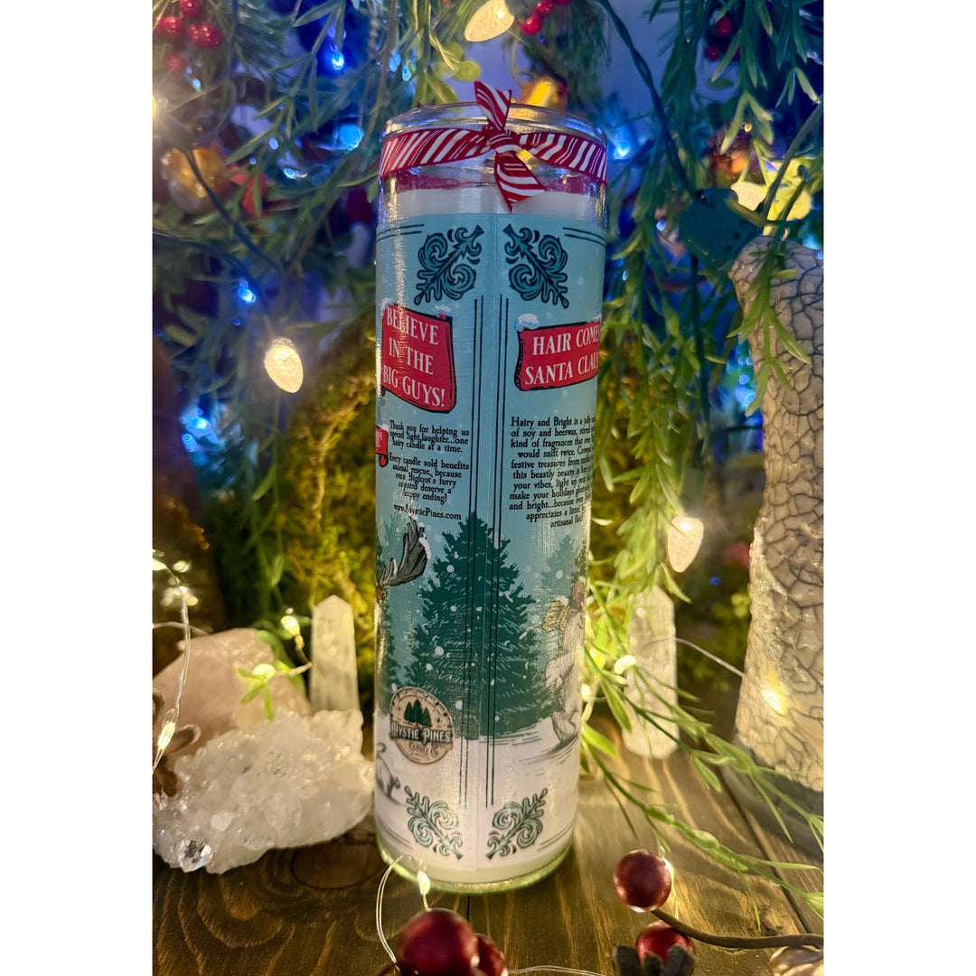 Hairy & Bright Holiday Candle