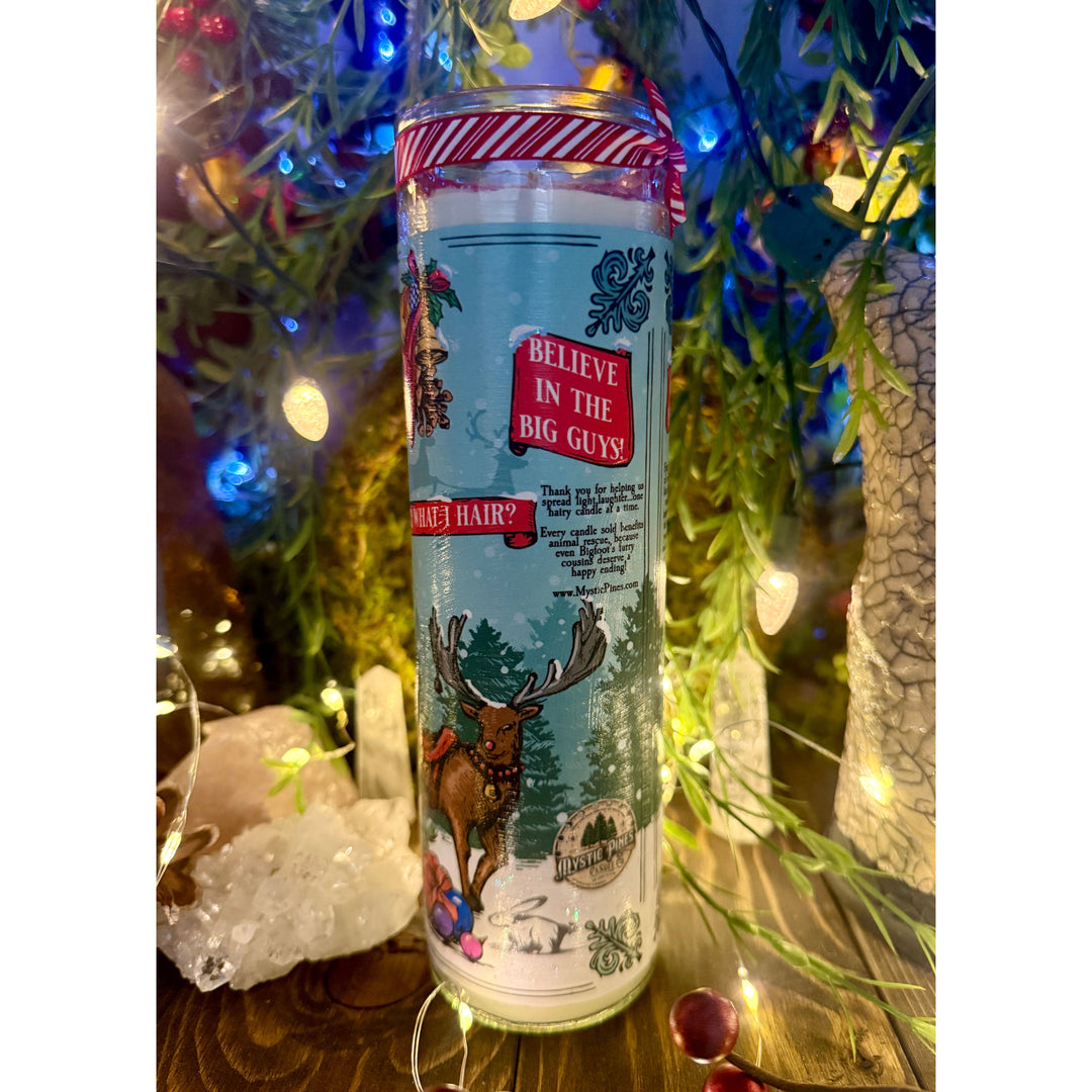 Hairy & Bright Holiday Candle