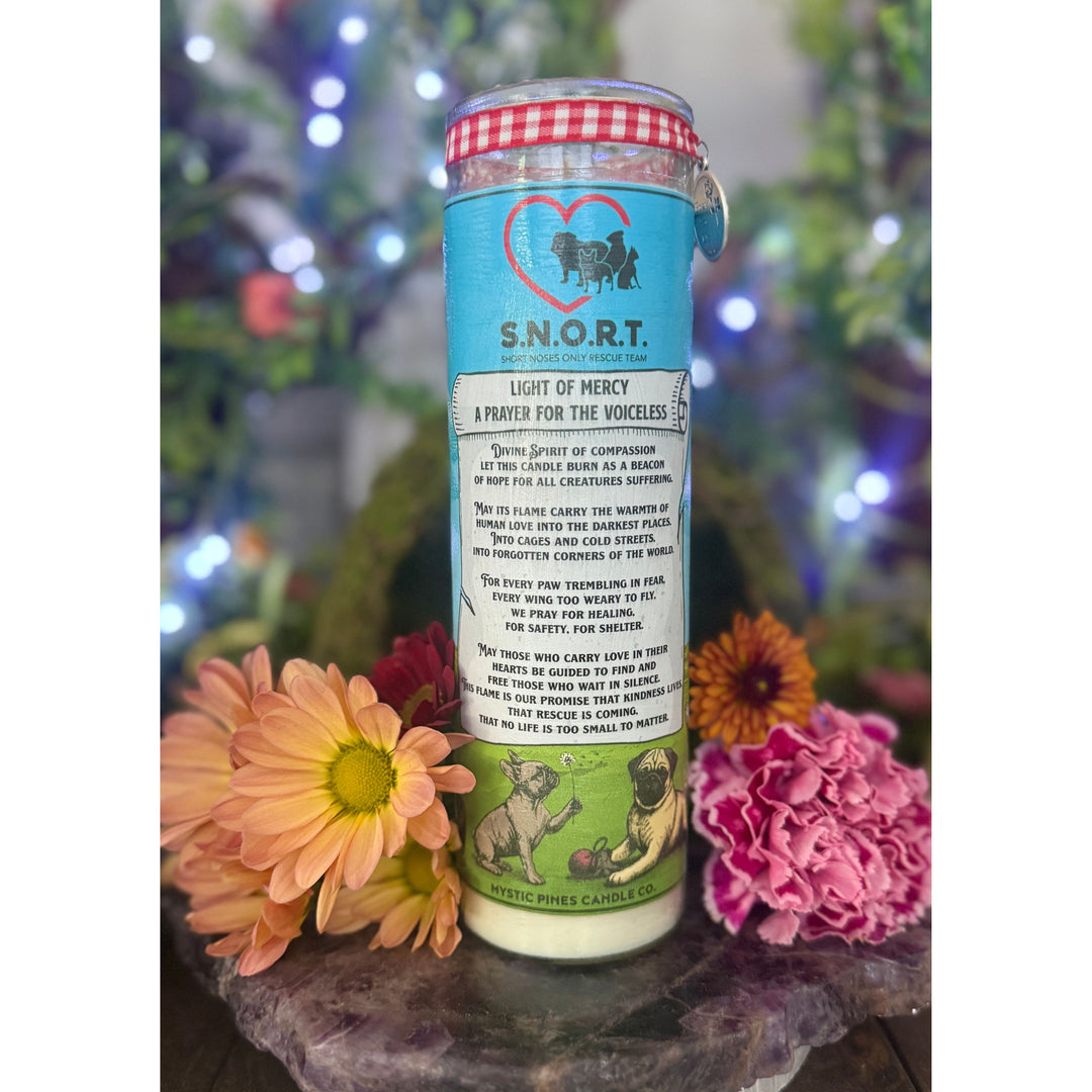 S.N.O.R.T. Light of Mercy Intention Candle