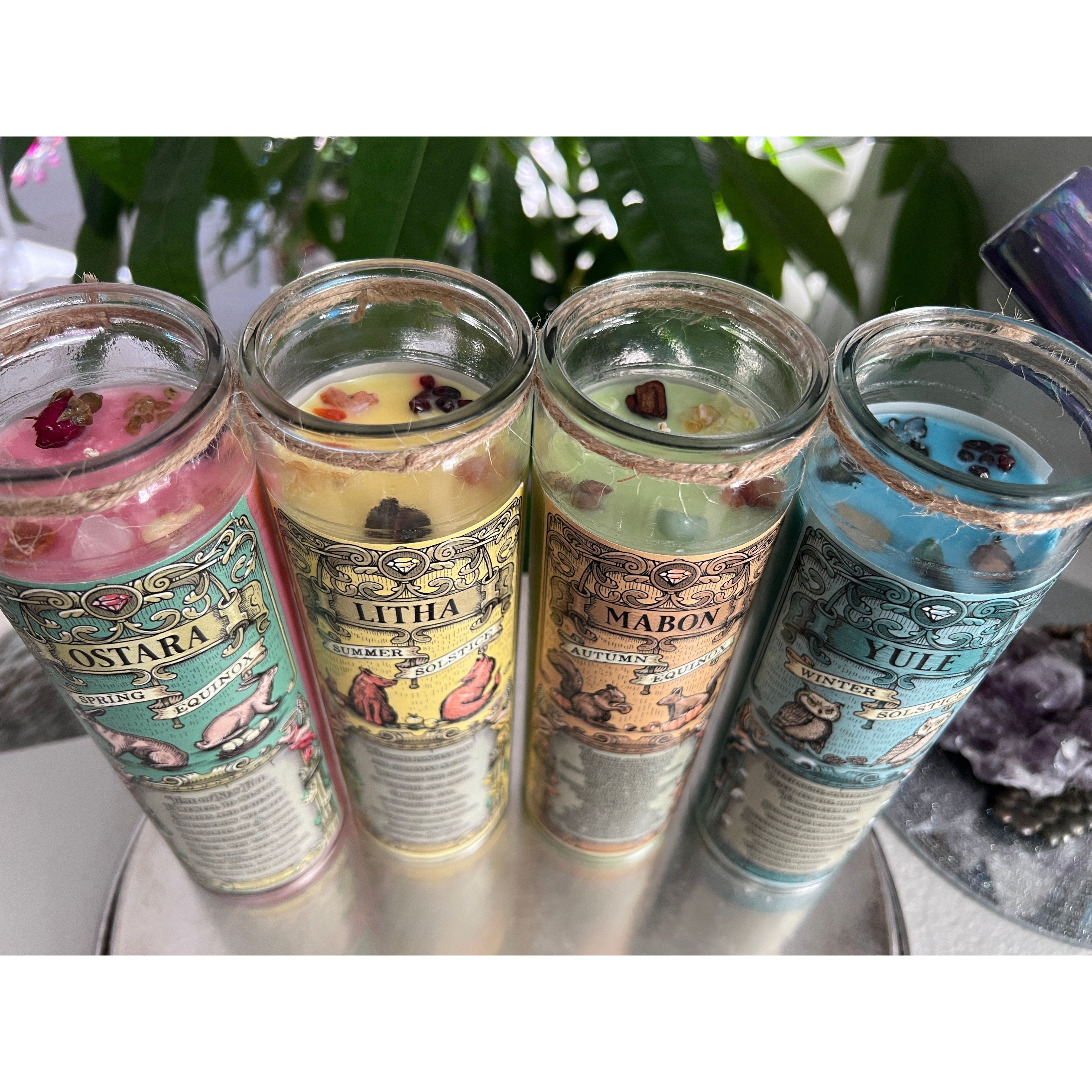 Wheel of the Year - Solar Festivals Prayer Jar Set – Mystic Pines