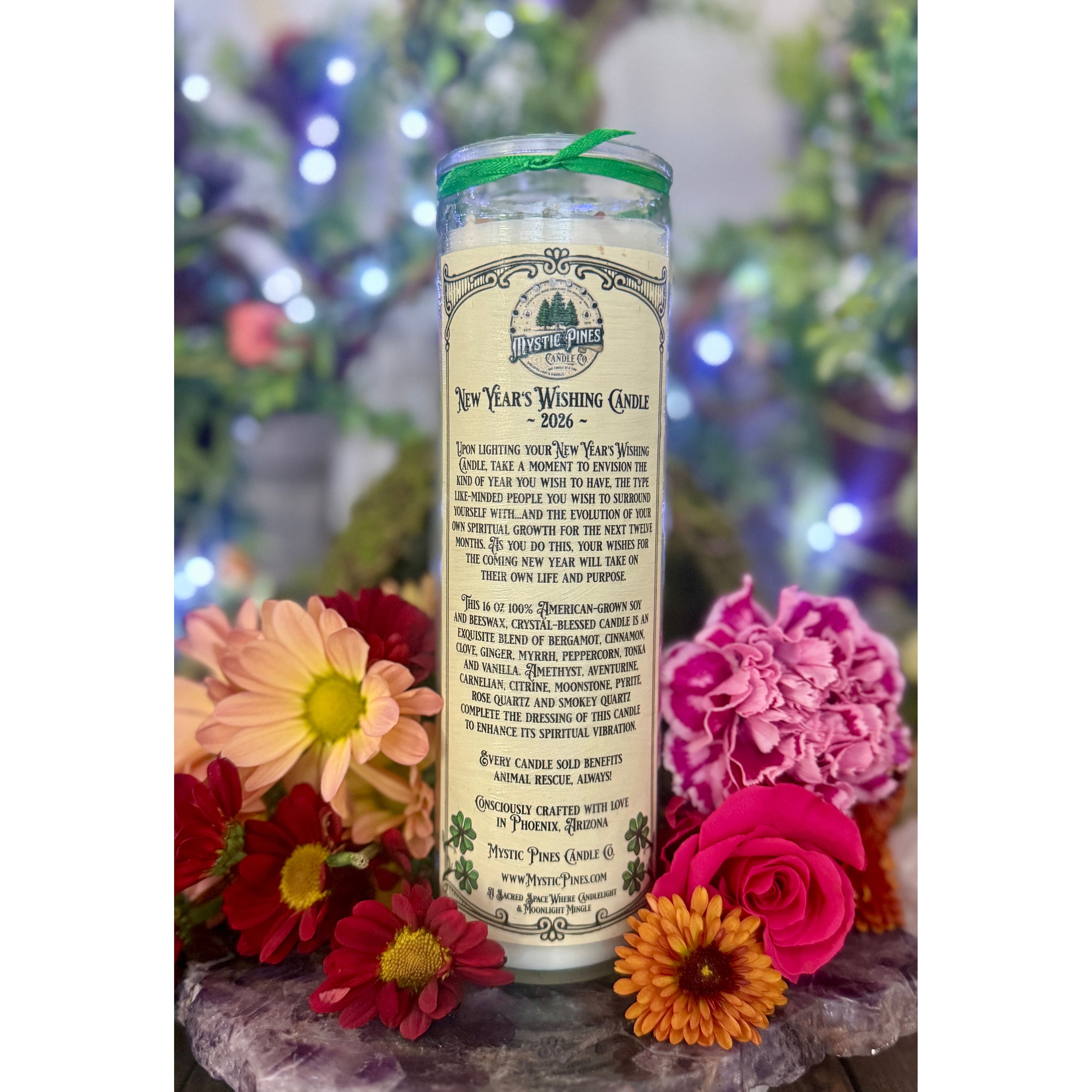 New Year's Wishing Candle 2026 (Back)