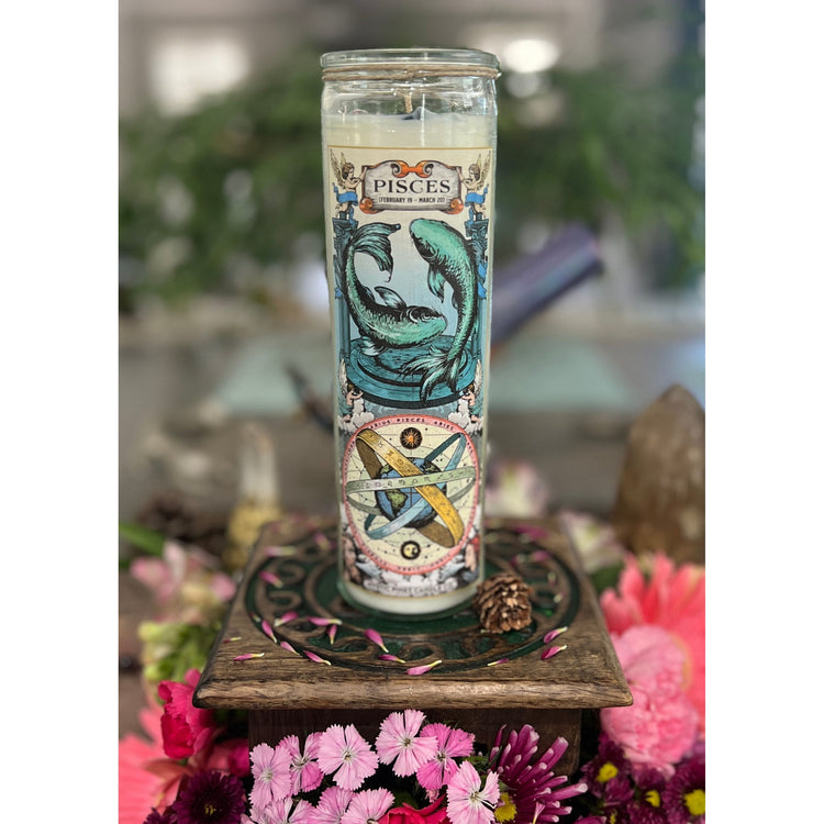 Pisces Zodiac Candle