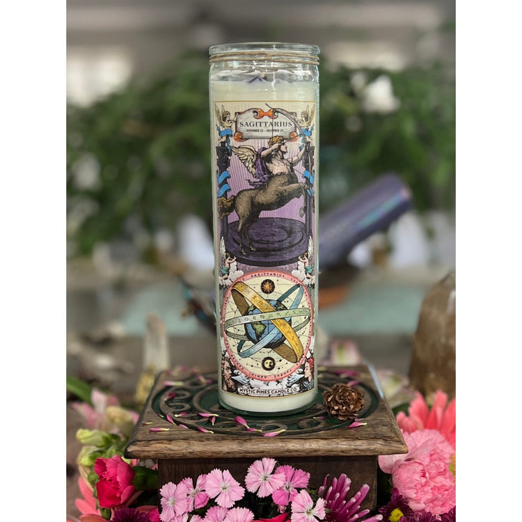 Sagittarius Zodiac Candle