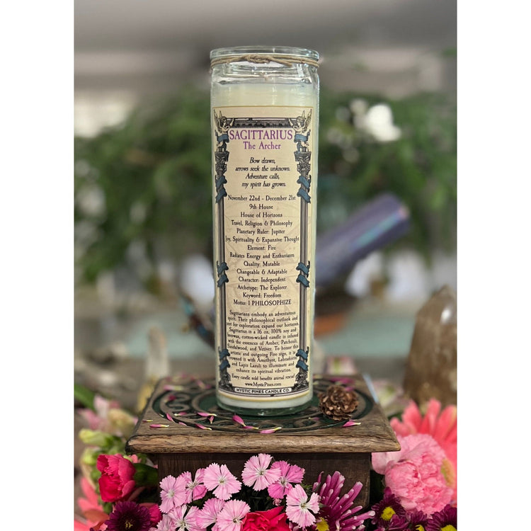 Sagittarius Zodiac Candle