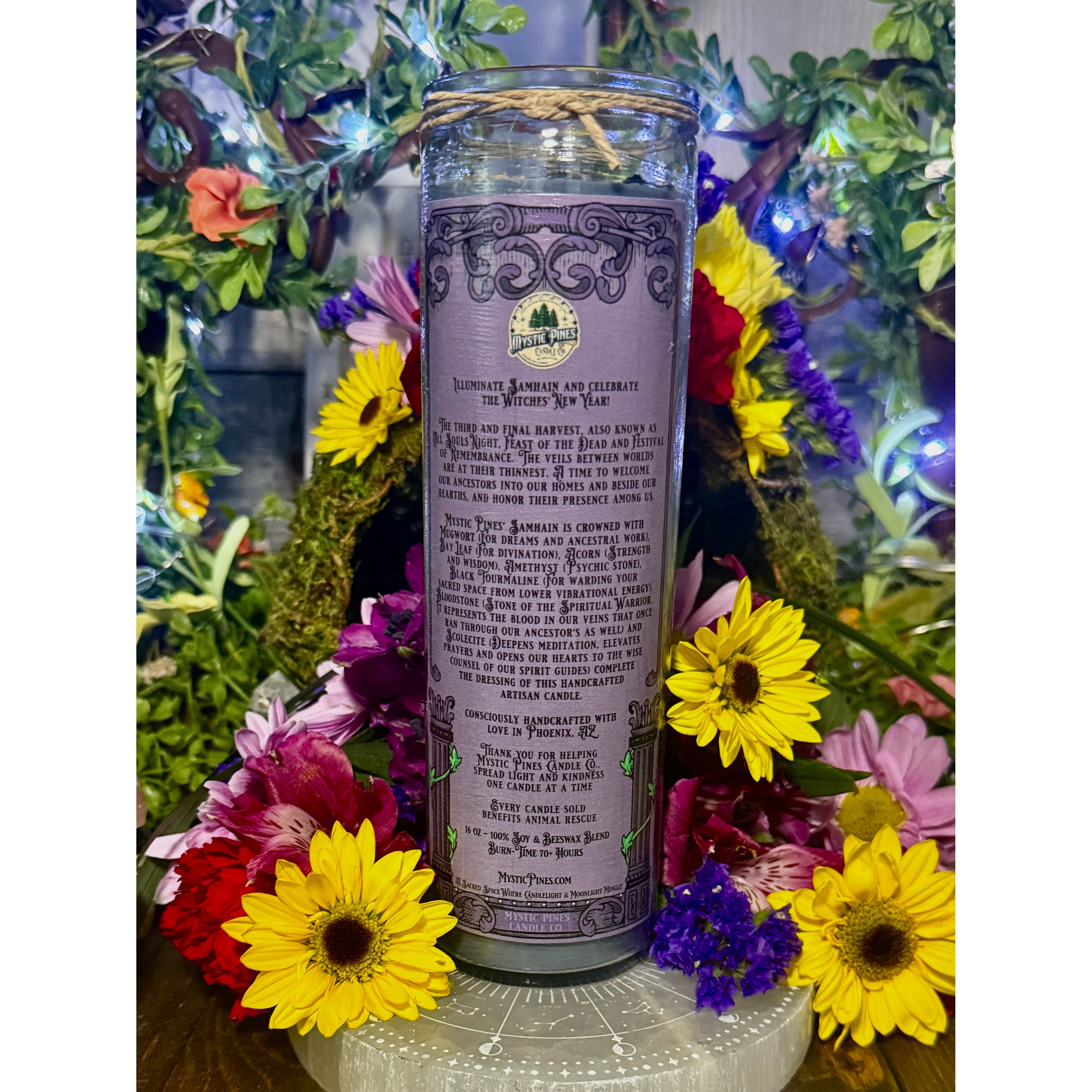 Witches New Year Candle