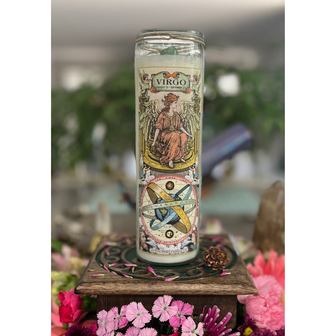 Virgo Zodiac Candle