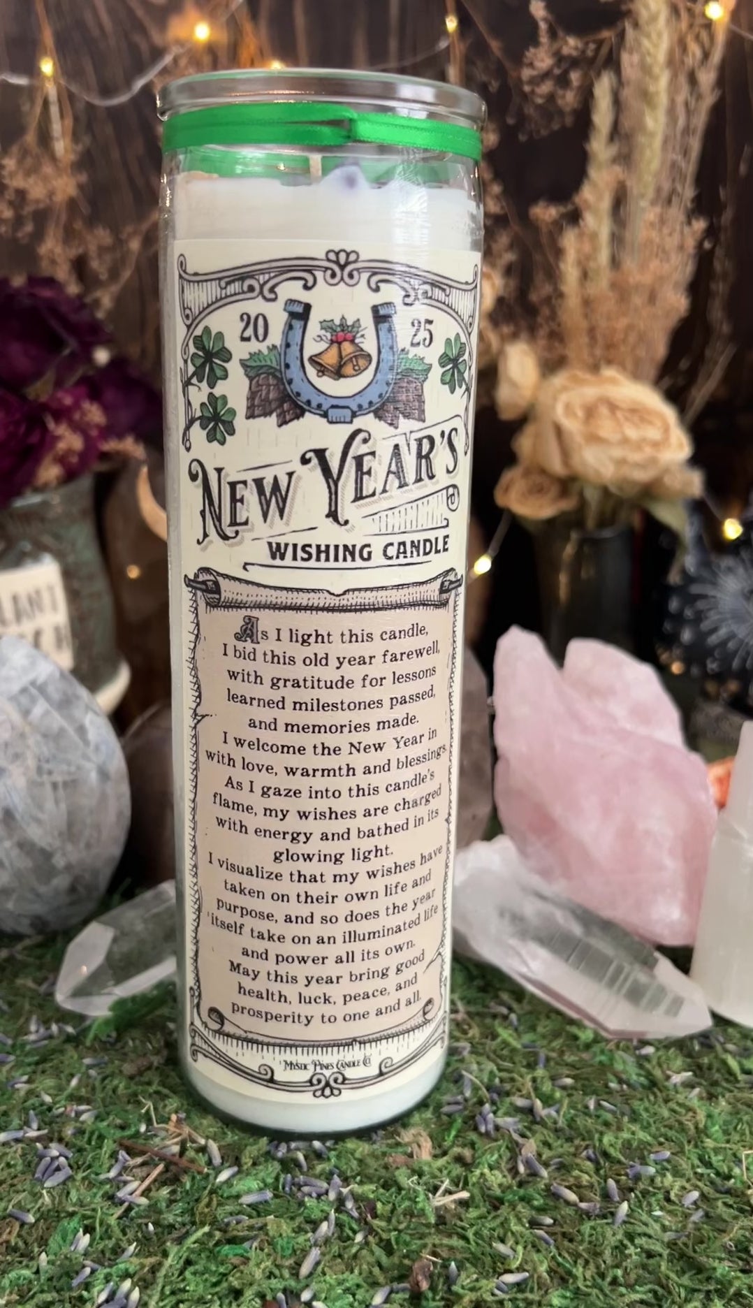 New Year’s Wishing Candle