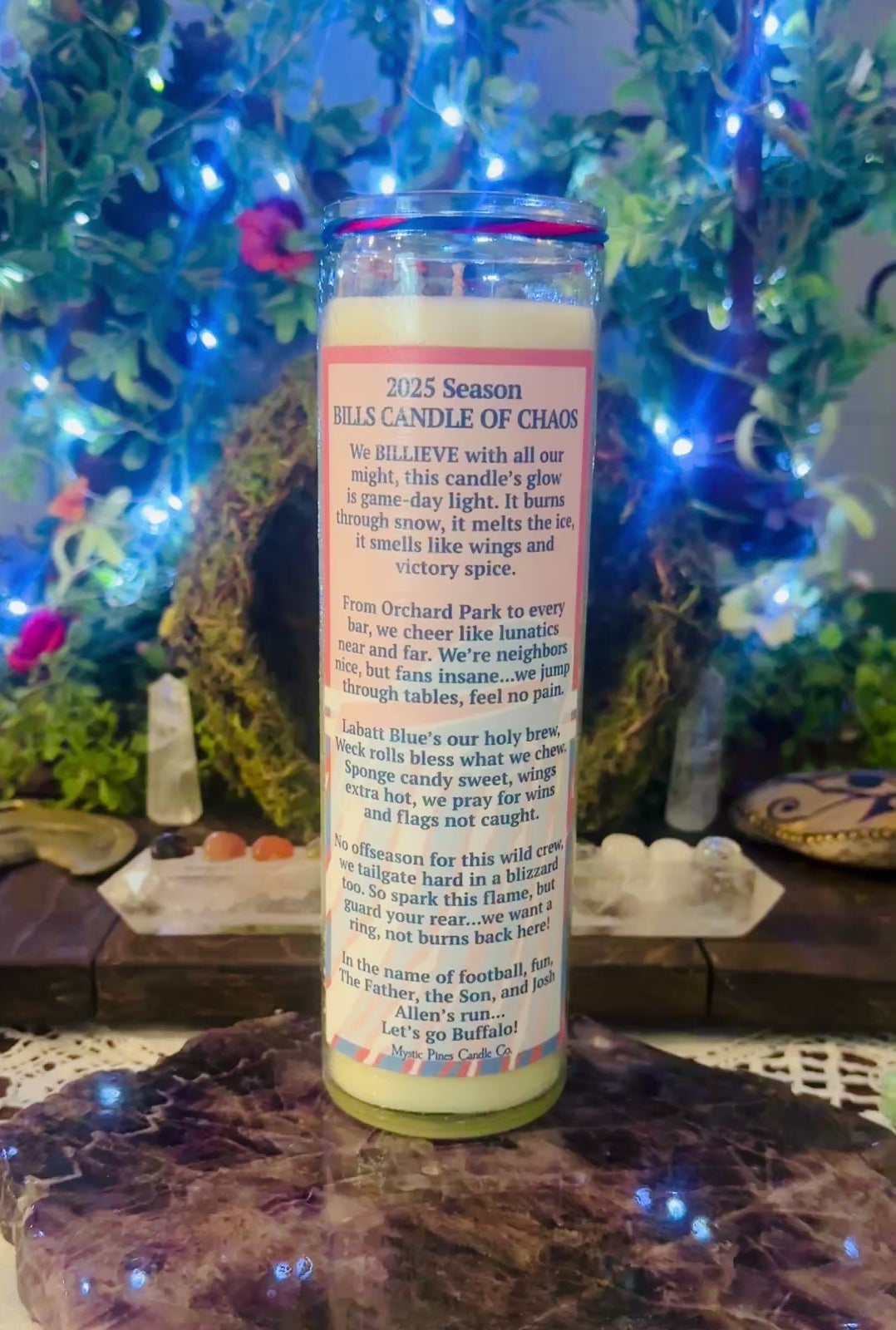 Faith & Field Goals Intention Candles