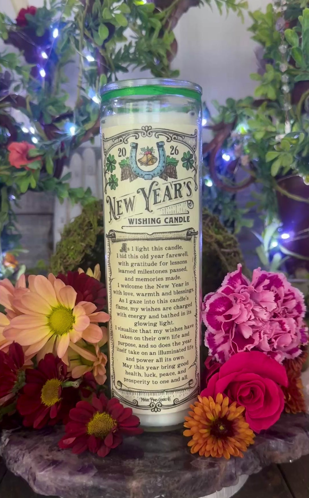 New Year’s Wishing Candle
