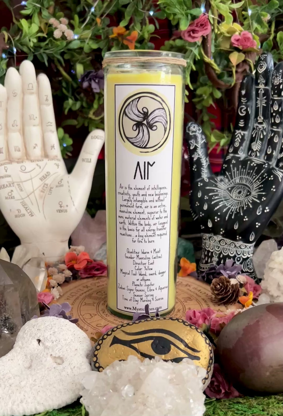 Element of Air Intention Candle