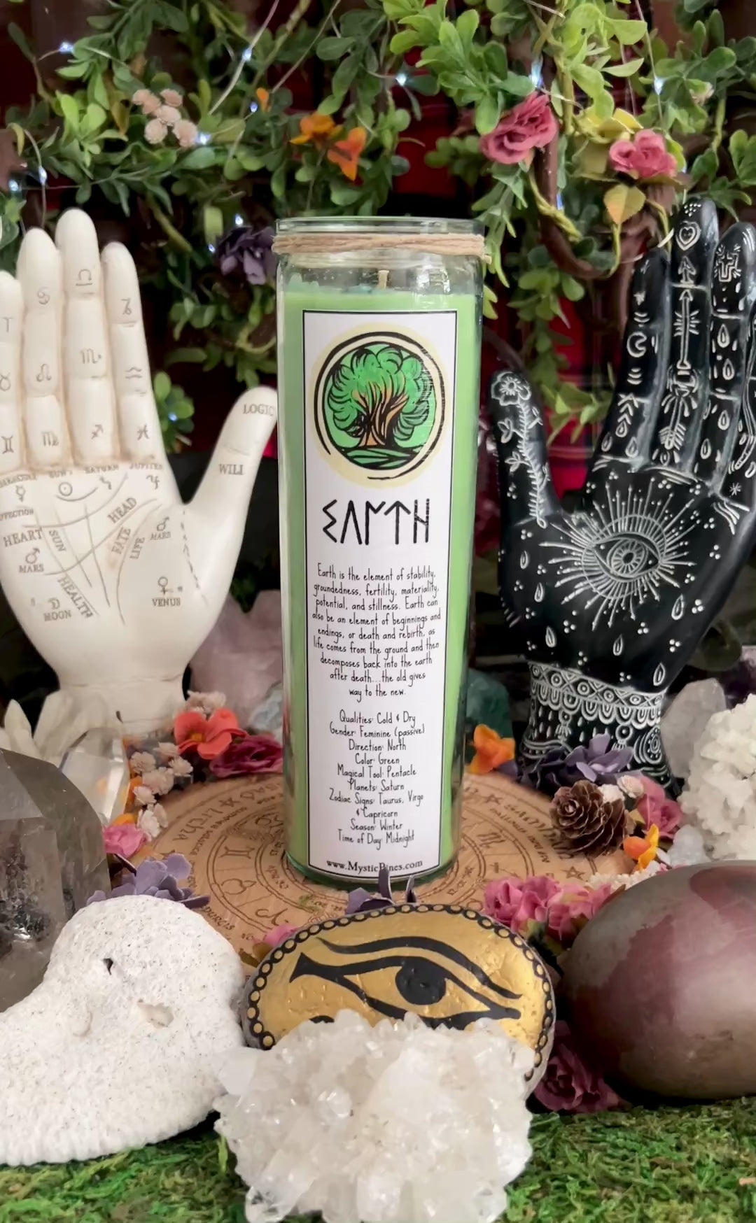 Element of Earth Intention Candle