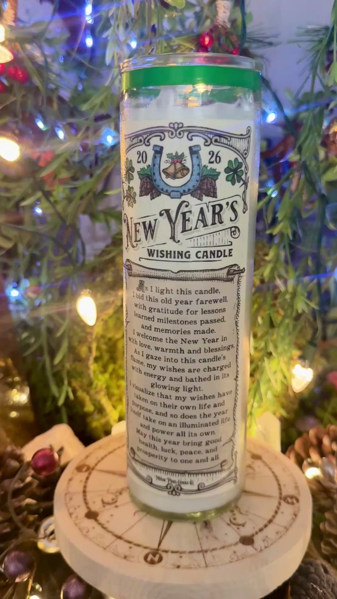 New Year’s Wishing Candle