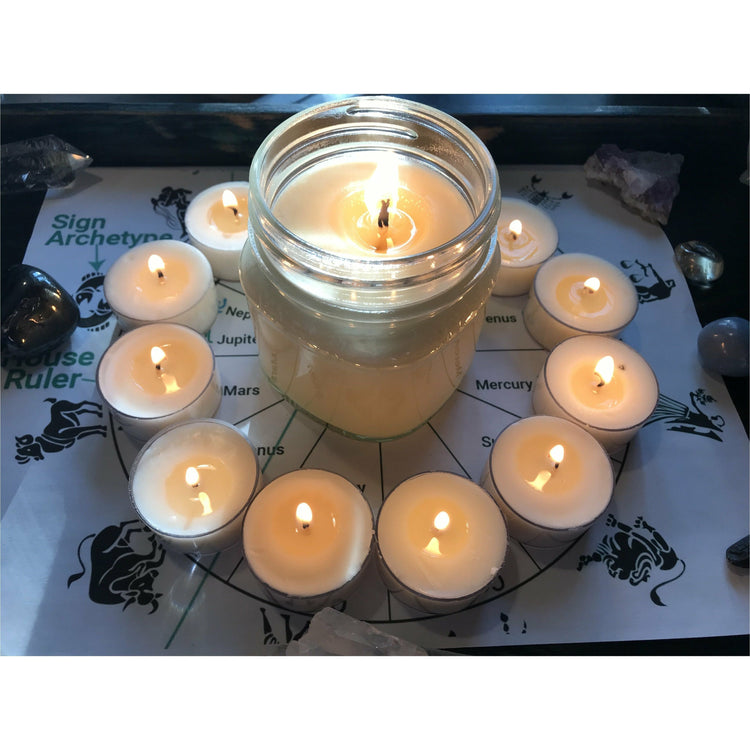 New Years Zodiac Wheel Candle Pouring Workshop - Mystic Pines Candle Co. 