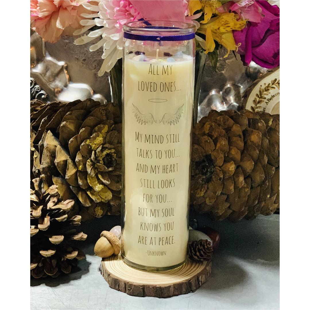 Remembering You With Love Custom Candle