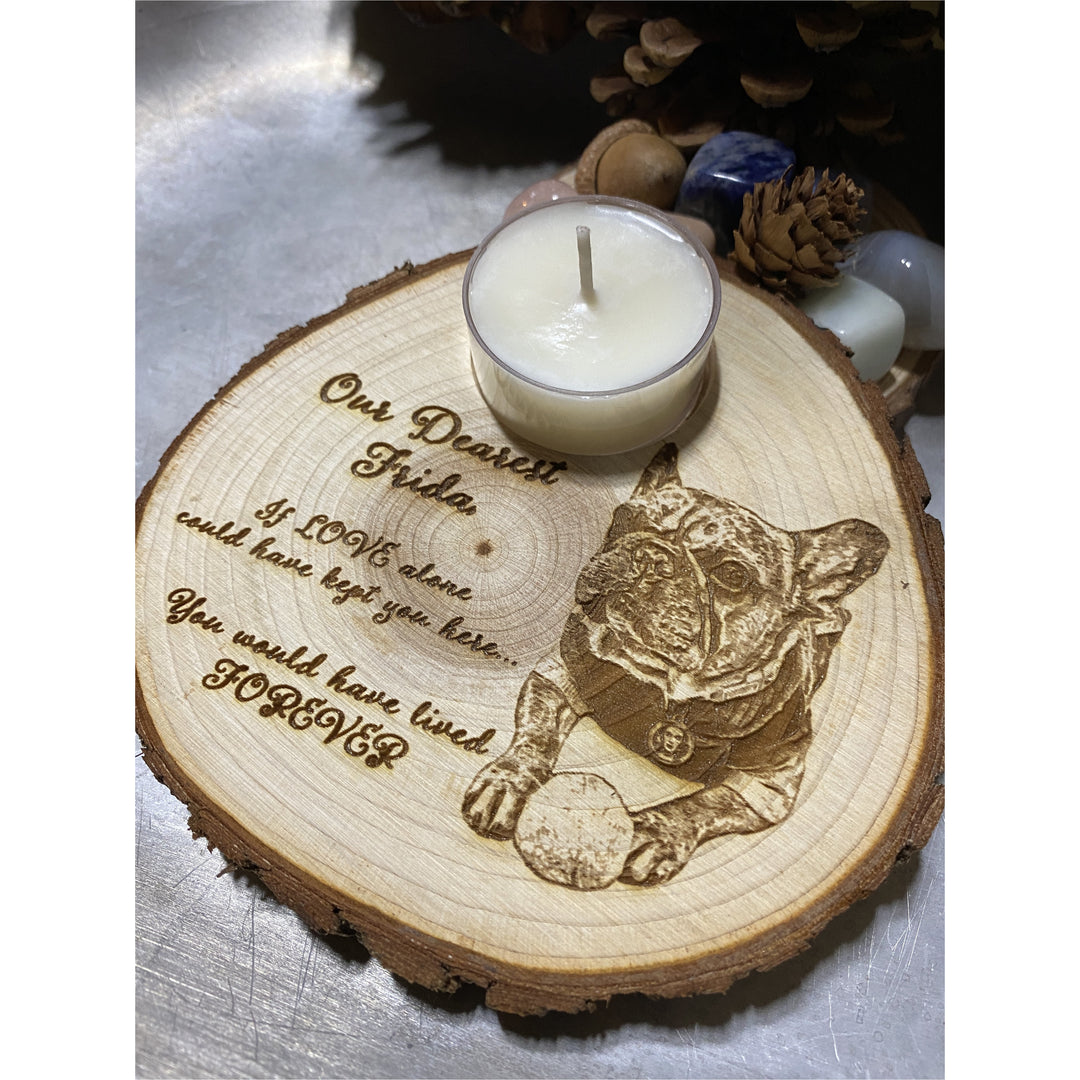 Mystic Pine Custom Pet Memorial & Tea light Set
