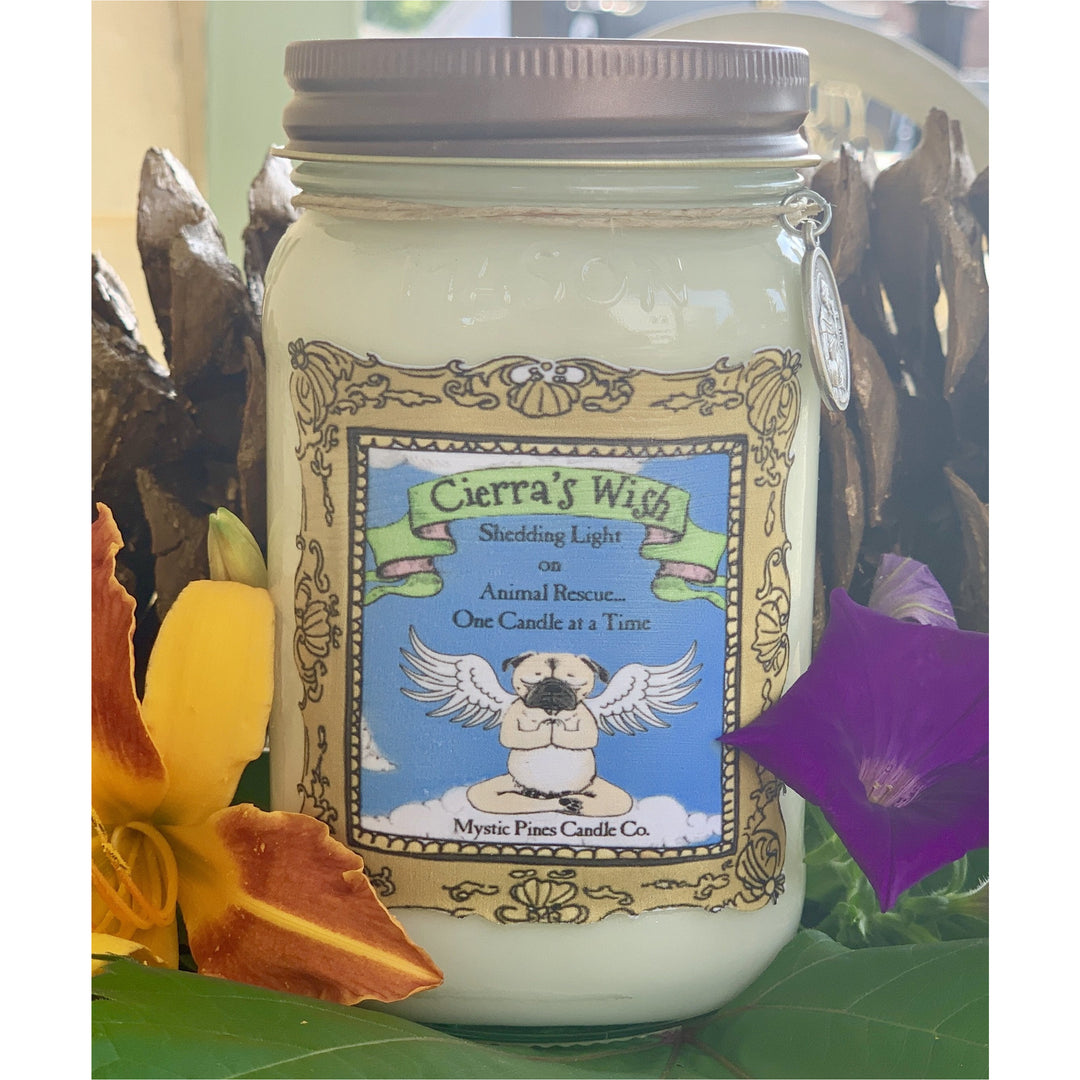 Cierra’s Wish Candle - Animal Rescue - Mystic Pines Candle Co. 