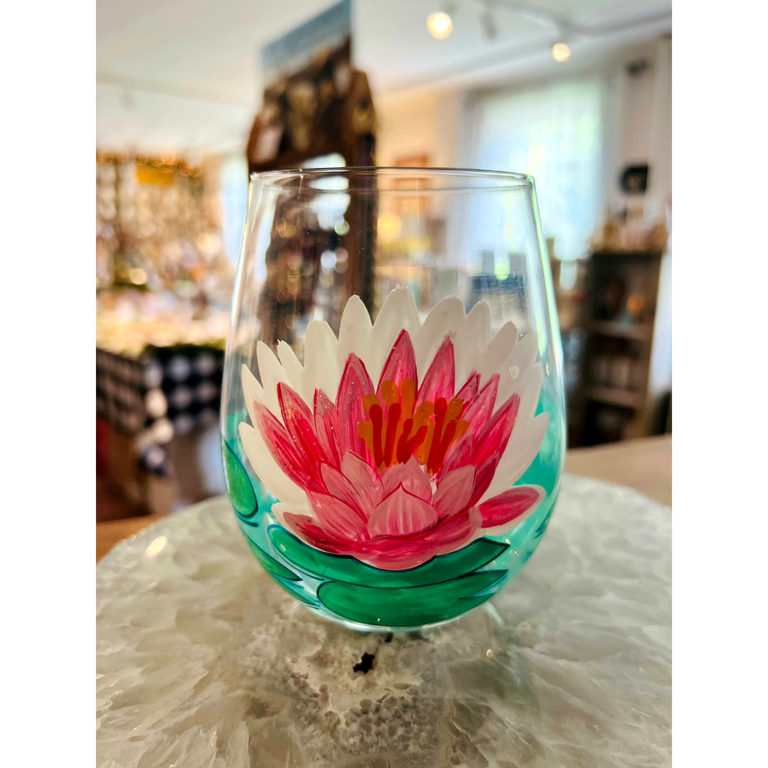 Lotus Stemless Wine Glass by Lolita
