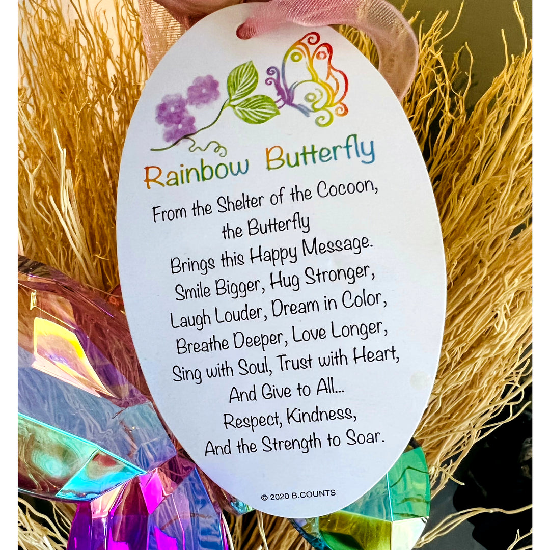 Rainbow Butterfly Ornament by Dept 56