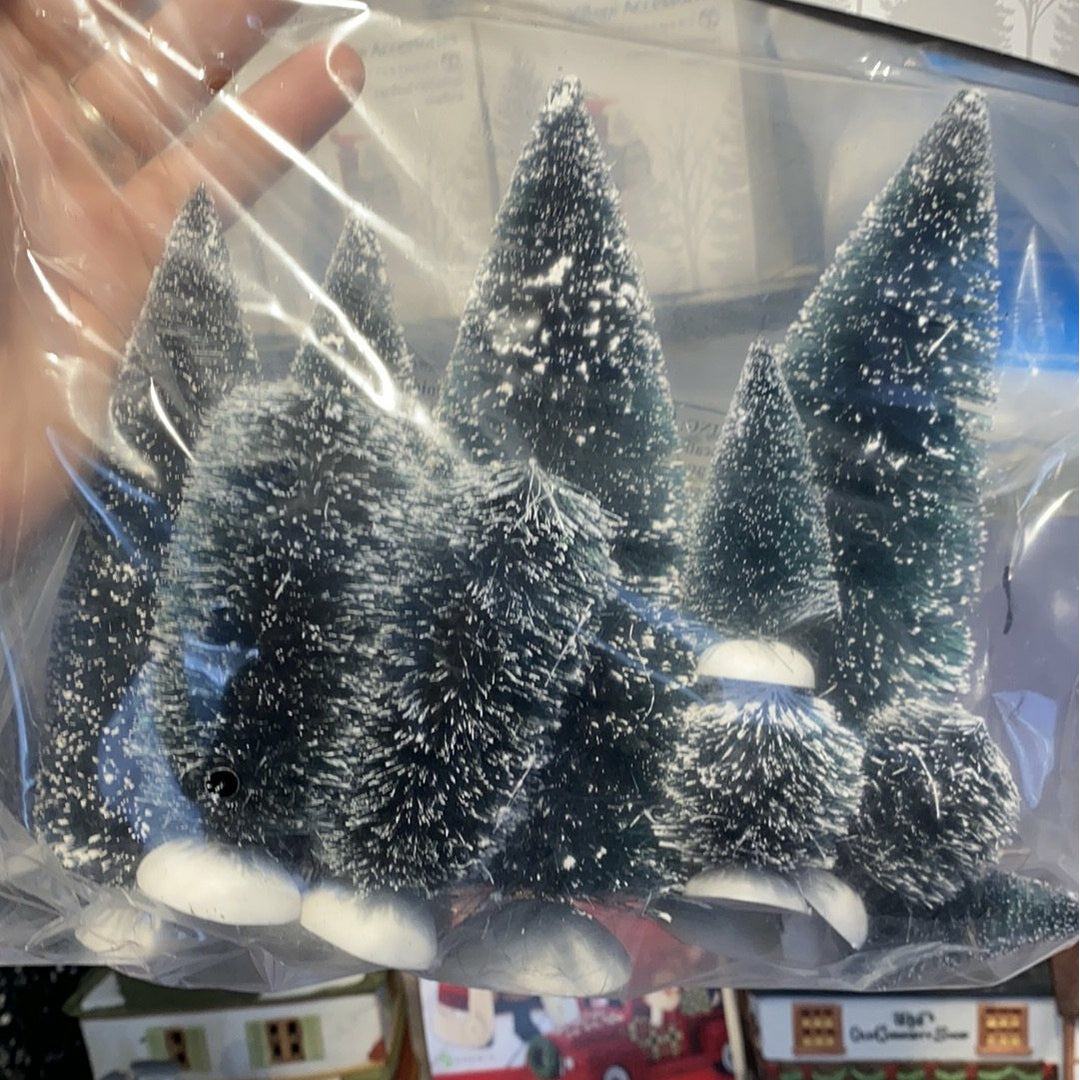 Bag-O-Frosted Topiaries