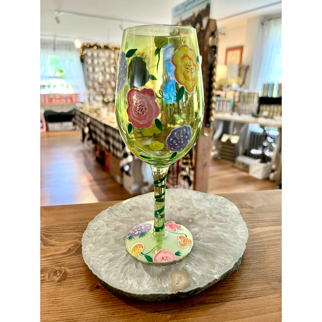 Peace Wine Glass by Lolita