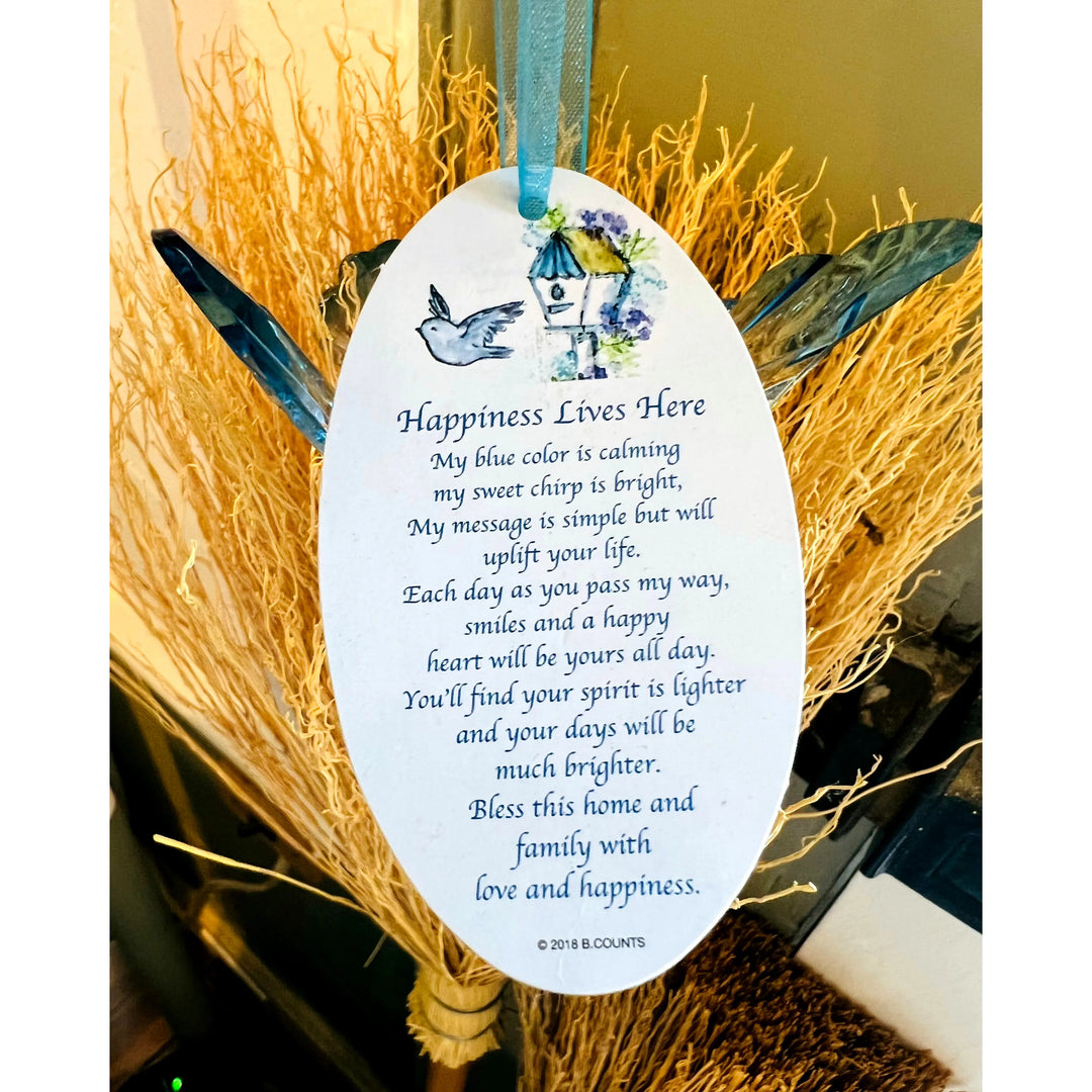 Blue Bird of Happiness Ornament by Dept 56