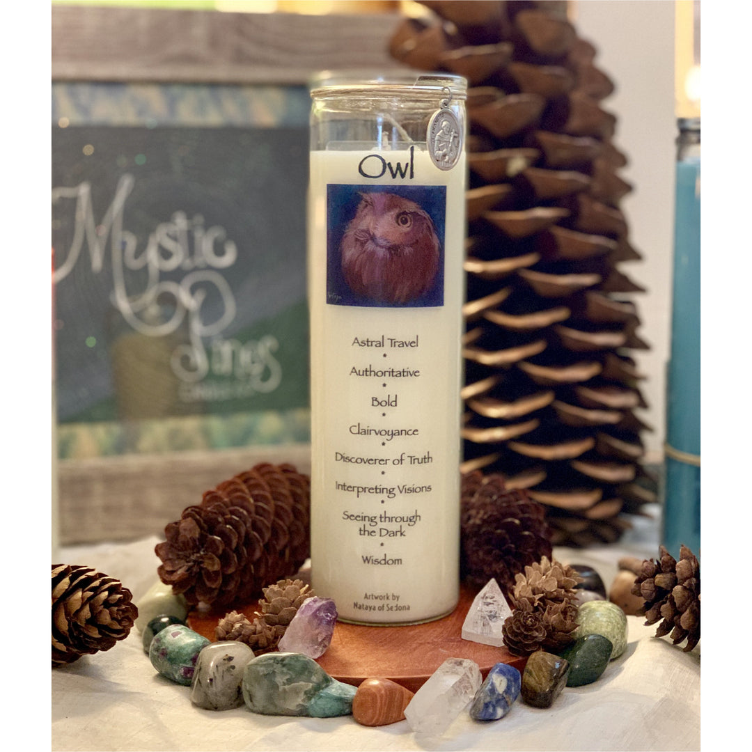 Owl ~ Animal Totem - Mystic Pines Candle Co. 