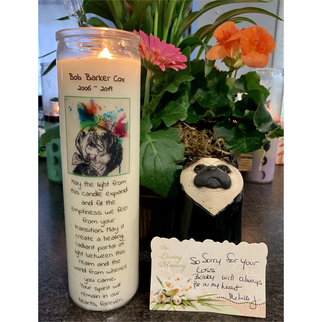 Memorial Custom Candle - Mystic Pines Candle Co. 